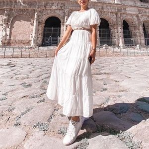 OAK + FORT white dress